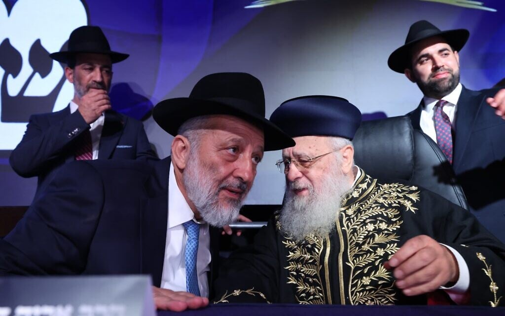 Top Shas rabbi said looking to oust longtime leader Deri over poor election result — Times of Israel